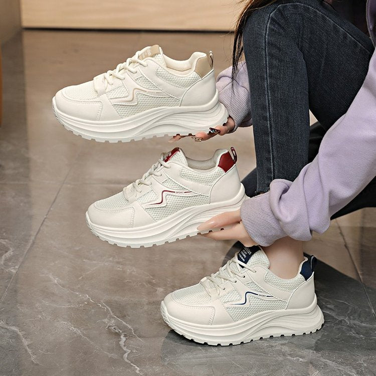 🔥🔥【Novi dolasci 50% popusta na ograničeno vrijeme】👟👟【Veličine 35-40】Nove ležerne tenisice na platformi za proljeće/ljeto 2026., dizajn koji povećava visinu, prikladne za trčanje, hodanje i ležerno nošenje.