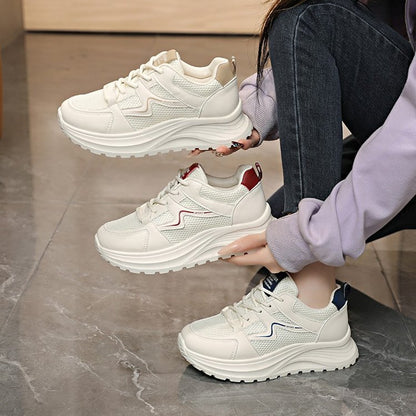 🔥🔥【Novi dolasci 50% popusta na ograničeno vrijeme】👟👟【Veličine 35-40】Nove ležerne tenisice na platformi za proljeće/ljeto 2026., dizajn koji povećava visinu, prikladne za trčanje, hodanje i ležerno nošenje.