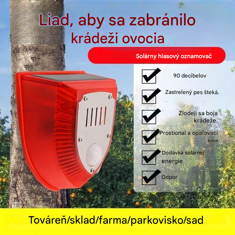 🔔⛔【✨Kúpte 1 a získajte 1 zadarmo】 Svetlo solárneho bezpečnostného alarmu