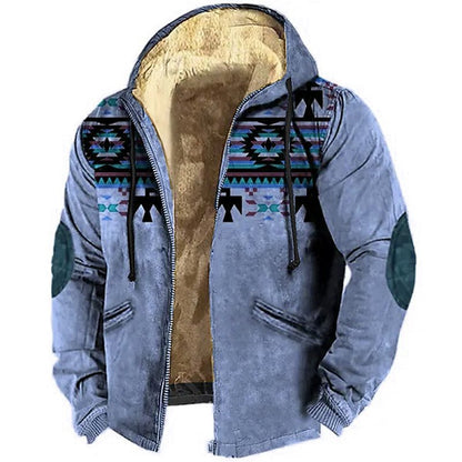 🔥🔥【Reducere pe timp limitat】【S-5XL】2024 noua toamnă și iarnă la modă jachetă de catifea îngroșată pentru bărbați-3856625