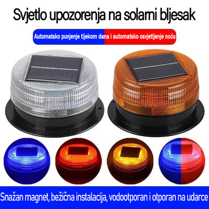 🔥Kupite 1, dobijte 1 gratis🔥🚨☀️Solarna automobilska svjetiljka, vodootporna svjetiljka za blokade na cesti, pogodna za noćno parkiranje.