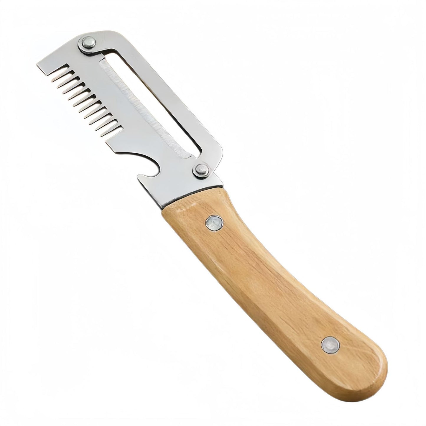 ✅【Kupite 2, dobijte 2 gratis!】🧅🔪 Višenamjenska kuhinjska gulilica 3 u 1: Guli, reže i otvara čepove boca! 🔥