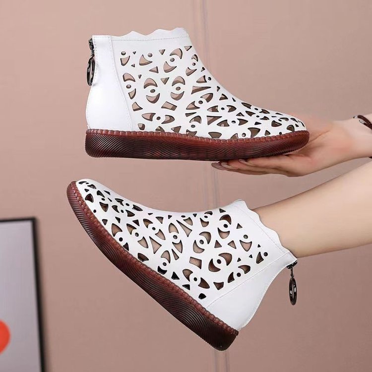 【Lansare nouă de primăvară】【35-42】2025,sandale retro cu goluri în stil nou pentru femei-3891146