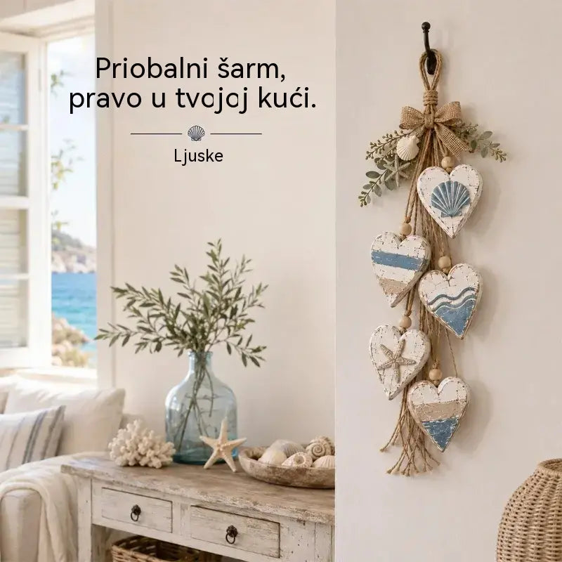 ✨ Osvijetlite svoj dom romantičnom atmosferom! Viseća dekoracija u obliku srca s integriranim LED svjetlima! 💖🏡