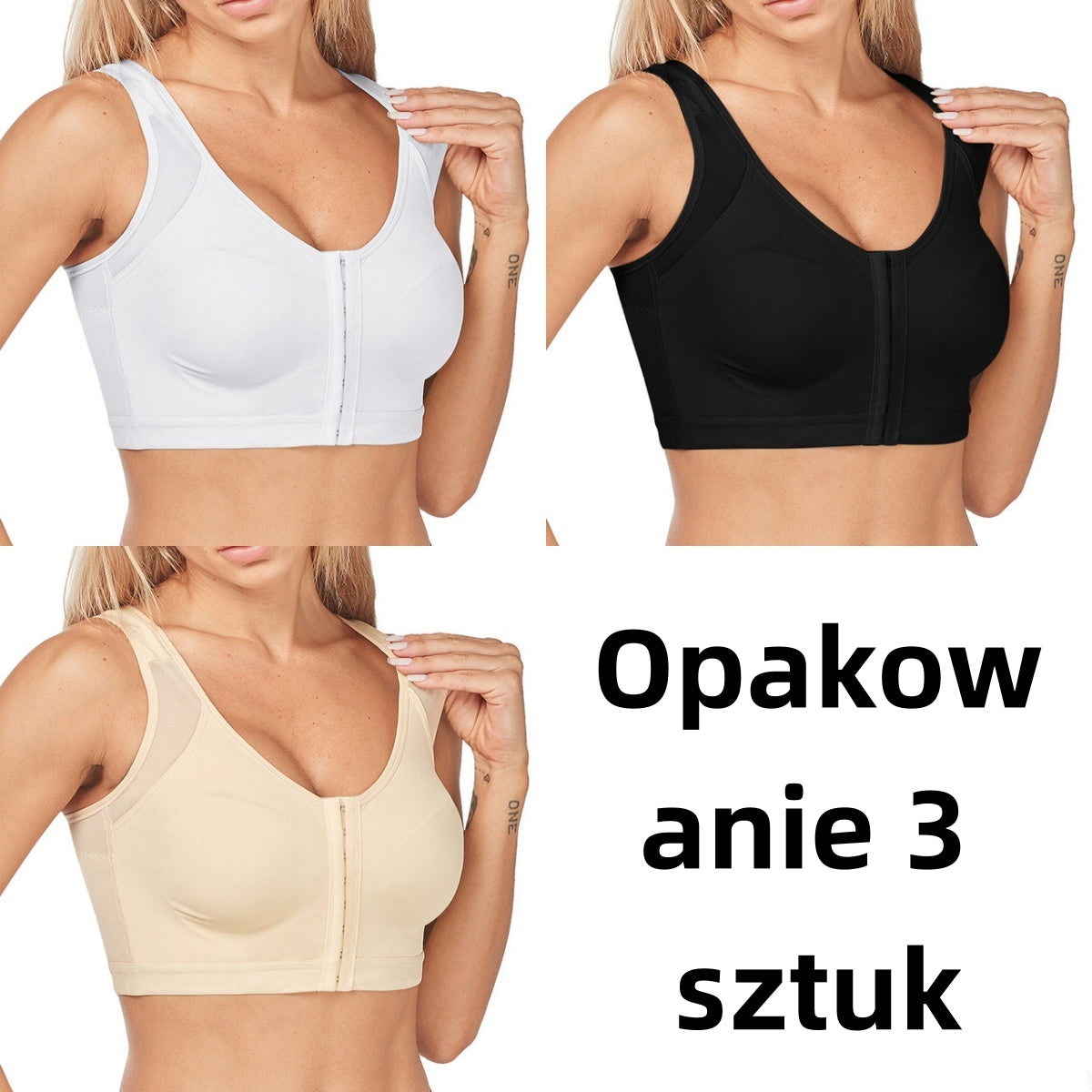 🥰【3 kusy】👙【40-120 kg】Podprsenka s plnou ochranou