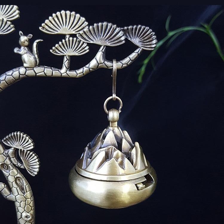 🔥🔥【Cumpărați 1, primiți 1 gratuit】 Ornamente creative arzător de tămâie arzător de aromoterapie Elk Home-3901713