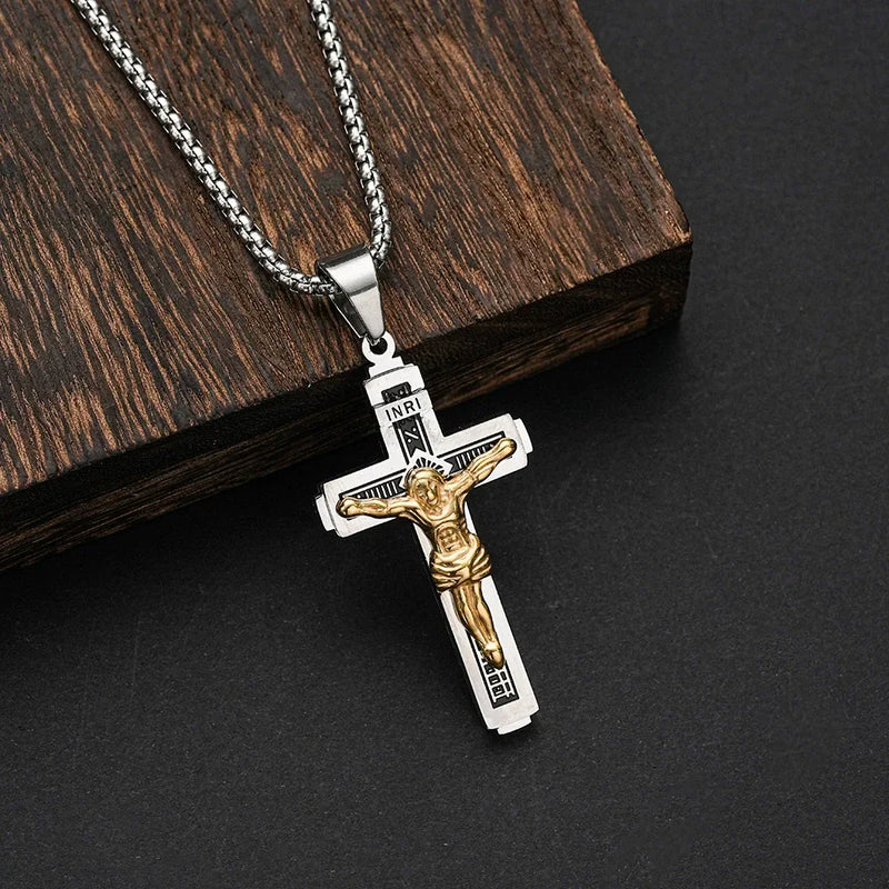 ✨【Kupite jedan, dobijte jedan gratis】✝️Ogrlica s Isusovim križem---✝️Ovaj križ je simbol Isusa Krista.