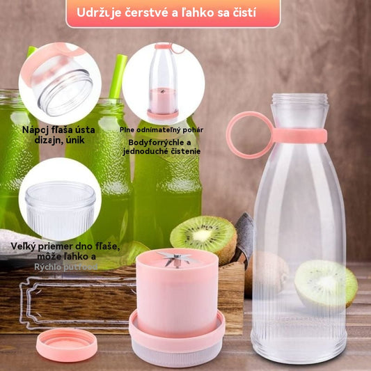 ✨🍎Prijenosni sokovnik - Ponesite ga sa sobom bilo gdje i uživajte u svježim, zdravim sokovima od voća i povrća bilo kada.