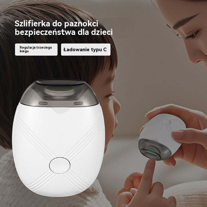 💅👶 ¡Compra uno y llévate otro gratis! ✨ Elektryczna lima do paznoksi – cicha, bezpieczna dla niemowląt, pielęgnowanie paznokni delicada y segura 👶🔧 