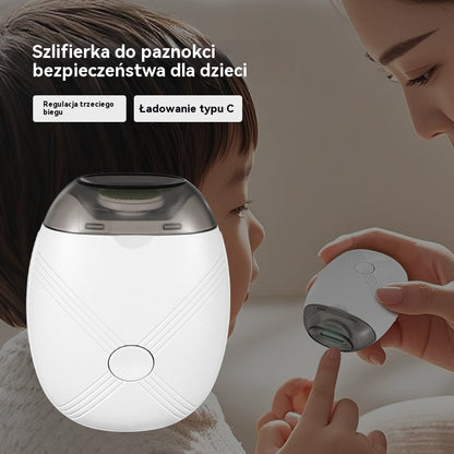💅👶 ¡Compra uno y llévate otro gratis! ✨ Elektryczna lima do paznoksi – cicha, bezpieczna dla niemowląt, pielęgnowanie paznokni delicada y segura 👶🔧 