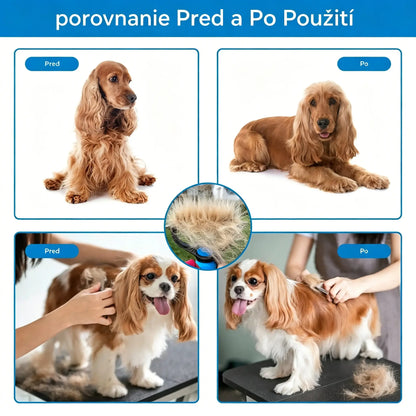 🐾 Profesionálny nástroj na odstraňovanie odumretých chlpov u psov a mačiek: jemný, účinný a bez chlpov doma ✨💖