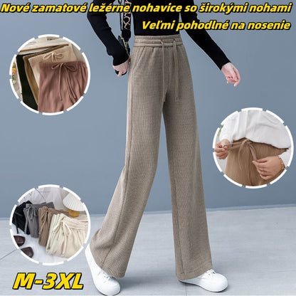 🔥【Reducere pe timp limitat】🔥Pantaloni casual noi din catifea, cu picioare largi, foarte confortabili de purtat.-3860883