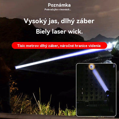 🔥Top hit【Zľava 50%】🔦2026 Nový vonkajší hliadkový reflektor, výkonné svietidlo, dlhé svietenie