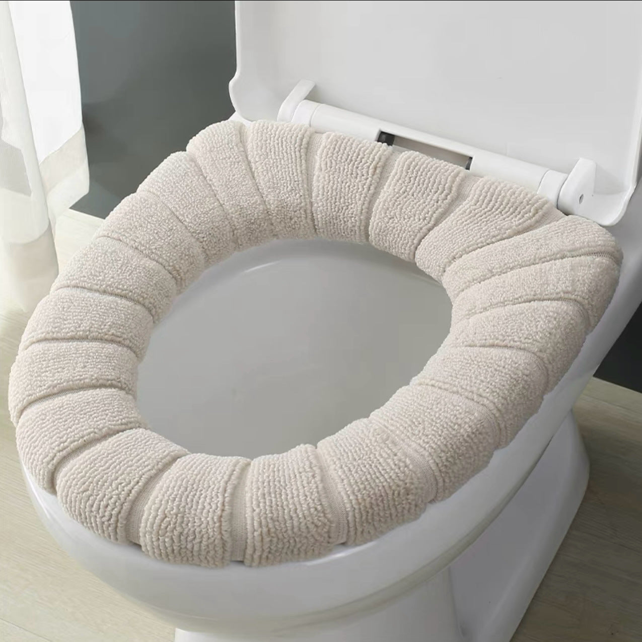 🚽🔥Płatność przy odbiorze! 🔥【Kup 1, a drugi dostaniesz gratis】Uniwersalny, zimowy podgrzewany pierścień na deskę sedesową