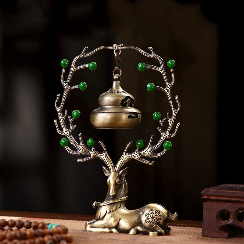 🔥🔥【Oferta pe timp limitat】 Ornamente creative Arzător de tămâie Tărtăcuță Arzător pentru aromaterapie Elk Home--3859852