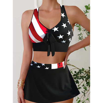 🏖️👙【Ofertă limitată în timp】🌴【S-5XL】Set de costume de baie imprimate pentru vacanță la plajă 2025 --3973040