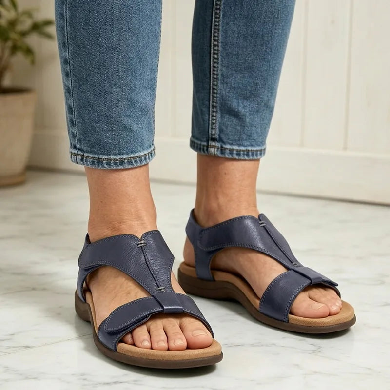 Sandalias de verano con suela blanda y soporte de arco, casuales y cómodas. 4309906