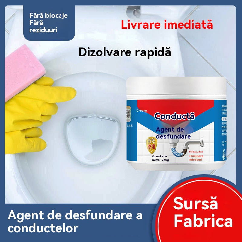 【Cumpără 1, primești 1 gratis】Instrument puternic pentru desfundarea țevilor | Dizolvă cu ușurință blocajele de ulei, toalete și bucătării! Deodorizează dintr-o singură mișcare