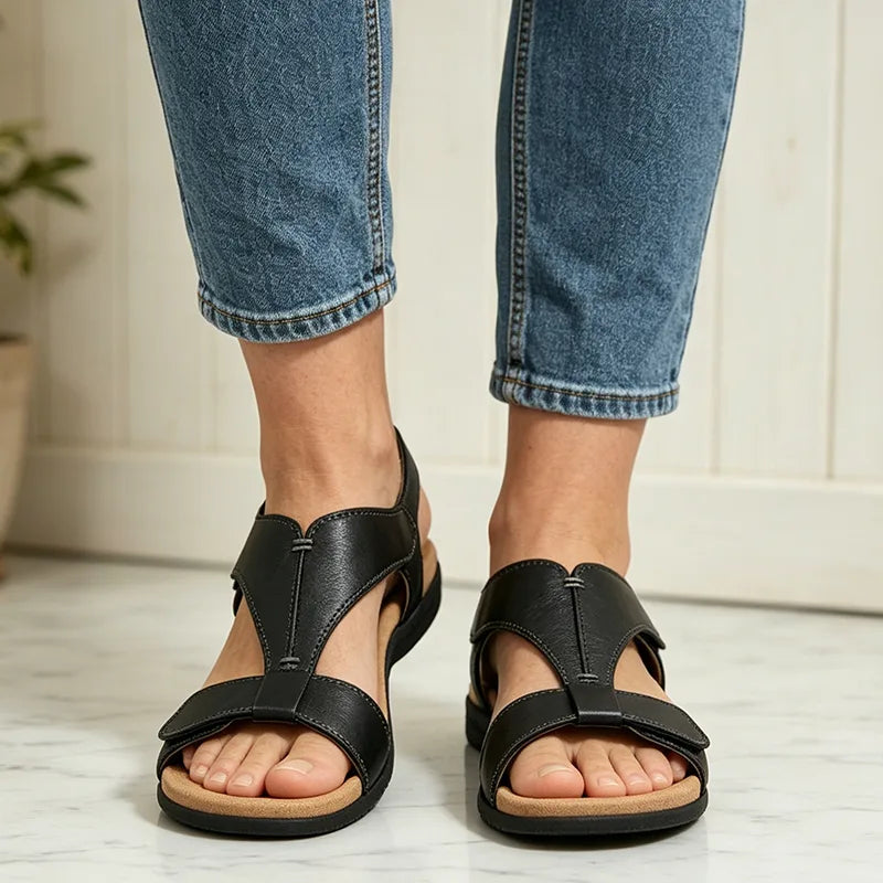 Sandalias de verano con suela blanda y soporte de arco, casuales y cómodas. 4309906