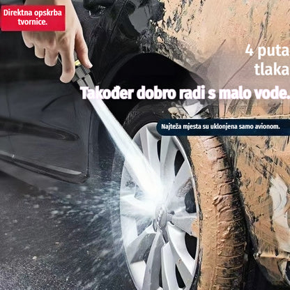 🚿 🔥Posljednji dan posebne ponude! 🔥💧 Visokotlačni vodeni pištolj: za pranje automobila, vrtlarenje, 10 puta veći pritisak, više funkcija ⚡