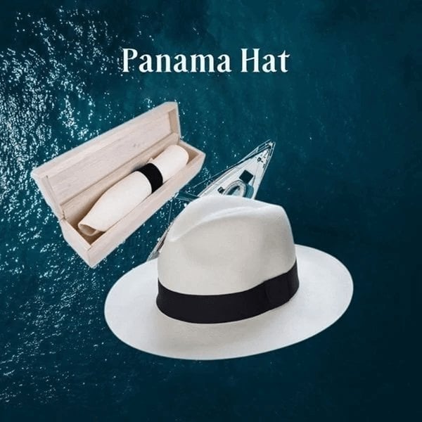 🌿【Cumpără una, primești una gratis】【56-58cm】【Reducere specială 50%】Pălărie din paie țesută manual din Ecuador-3975686