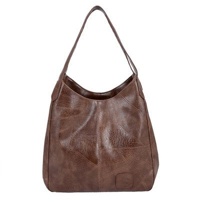 💗 Geantă de umăr din piele moale, cu stil nou, capacitate mare, potrivită 👜--3890303