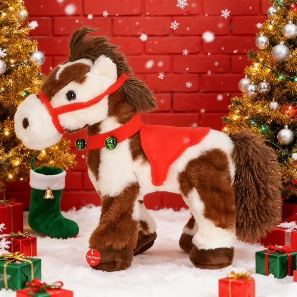 ❤️🐎 【Ograniczona zniżka -50%】🎁Popularny kolorowy elektryczny pluszowy konik