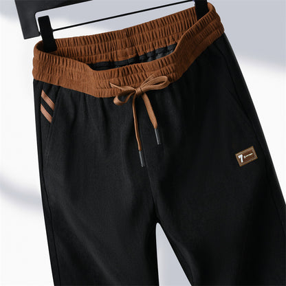 🔥🔥 【M-4XL】2025 Noi pantaloni casual bărbați din velur -- 3905129