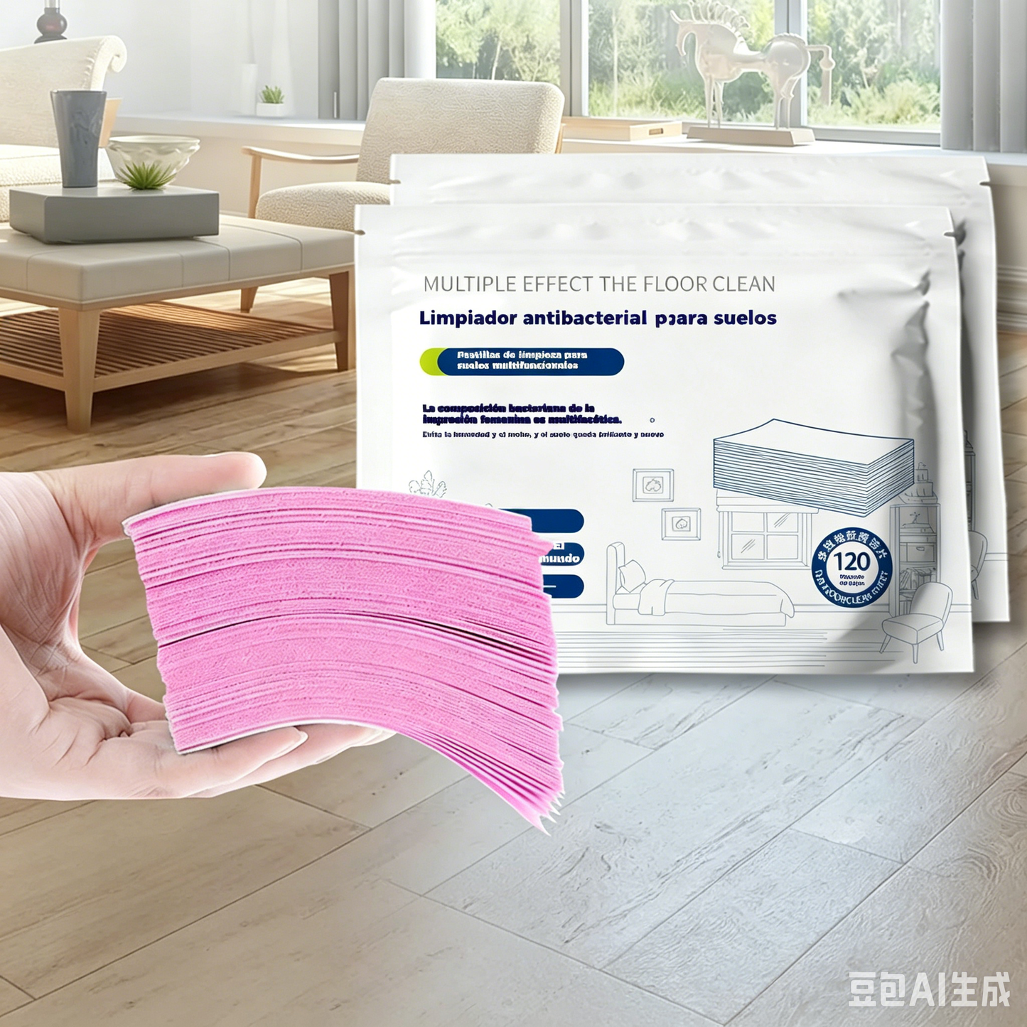 🧹【Kupite 1, dobijte 1 GRATIS!】✨ 240 antibakterijskih i dezodorirajućih višenamjenskih tableta za čišćenje | Pogodno za parket, laminatne podove, pločice i zidove kampera