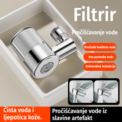 💧【Kupite 1, dobijte 1 gratis】✨ Filter za vodu za slavinu od nehrđajućeg čelika 304 | Dubinsko pročišćavanje, uklanja sediment i mirise, brza ugradnja, kompatibilan s 99% slavina 🚰