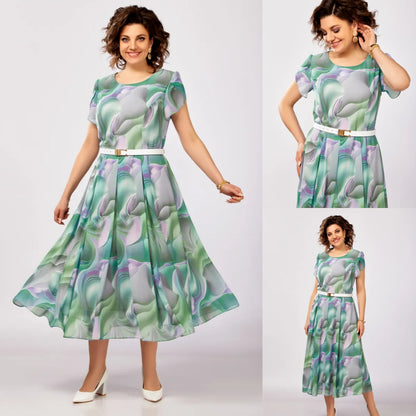 🔥🥰S-5XL】Rochie nouă și elegantă din șifon de înaltă calitate