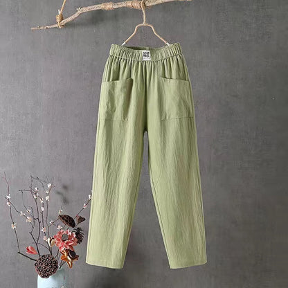 🌿🌈【Cel mai vândut】【M-4XL】Pantaloni largi pentru femei, de primăvară, noi, 2025, pantaloni casual confortabili