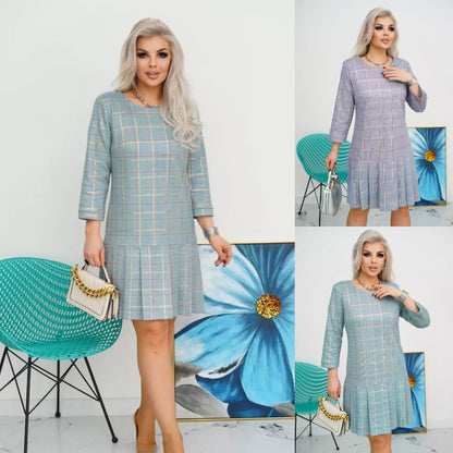 💜💚【Noi sosiri de primăvară】【S-5XL】Rochie la modă de înaltă calitate-3900127