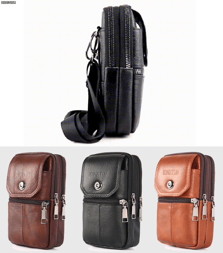 🔥【50% de descuento】Bolso portátil para teléfono con diseño híbrido (crossbody y bandolera) para hombre