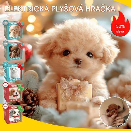 🔥Top hit【Zľava 50%】 - 🐶2026 Nový hit – plyšové robotické šteniatko, pohybuje sa, šteká a skáče