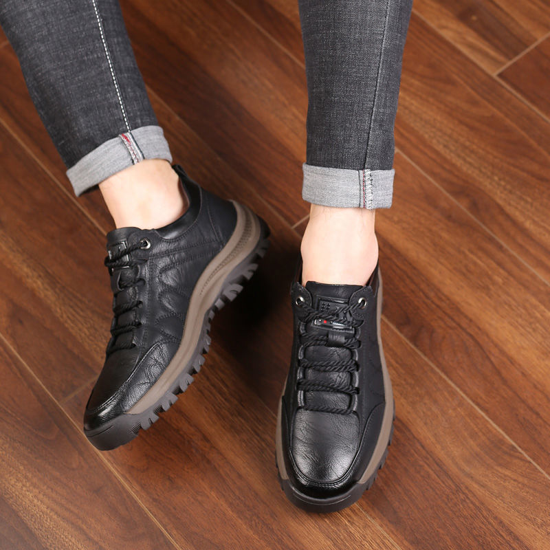 🔥👞 50 % de descuento en artículos populares por tiempo limitado: nuevos zapatos de cuero auténtico para hombre con estilo invernal; excepcionalmente cómodos.