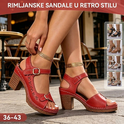 👠【36-43】Vintage sandale u rimskom stilu｜Elegancija i udobnost｜Savršene za ljeto