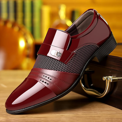 🔥👞【38-48】2025 pantofi de afaceri din piele naturală pentru bărbați, la modă nouă-3858001