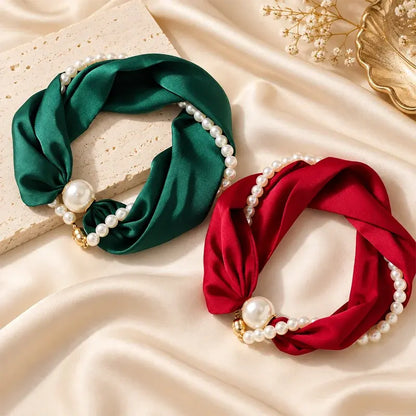 ✨ 2-u-1 biserna ogrlica i magnetski šal! Brzo magnetsko pričvršćivanje · Uklonjivi dizajn · Francuska elegancija i svestran stil! Posebna ponuda 1+1 gratis!