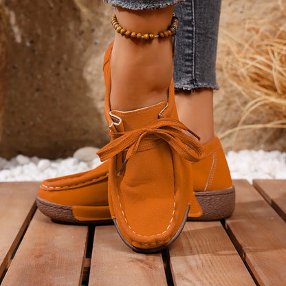 🔥【45% DE DESCUENTO】Nuevos zapatos casuales de cuero con cordones para 2026.