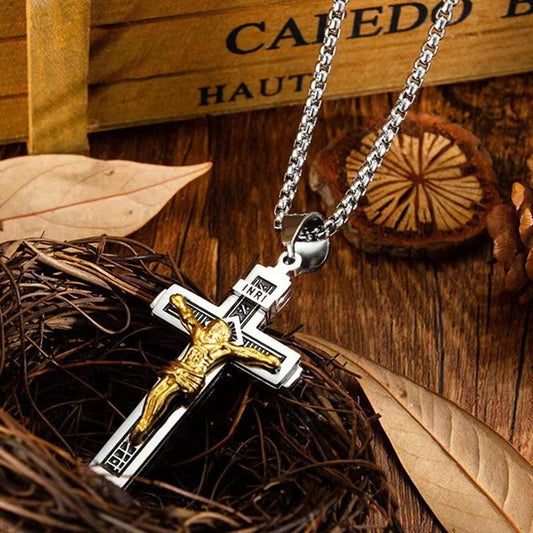 ✨【Kupite jedan, dobijte jedan gratis】✝️Ogrlica s Isusovim križem---✝️Ovaj križ je simbol Isusa Krista.