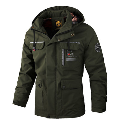 【M-6XL】Toamna Iarna Noua jachetă caldă pentru bărbați, rezistentă la vânt și la apă【Recomanda】-3840215