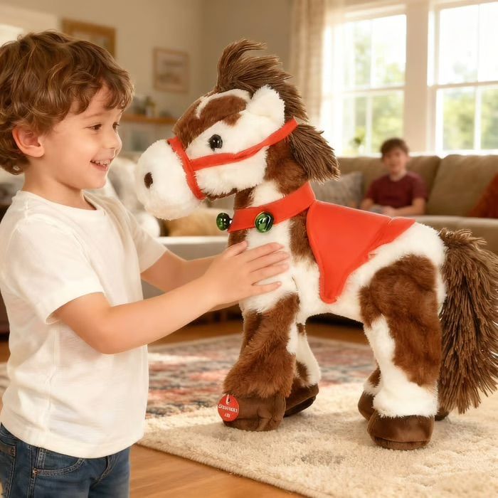 ❤️🐎 【Ograniczona zniżka -50%】🎁Popularny kolorowy elektryczny pluszowy konik