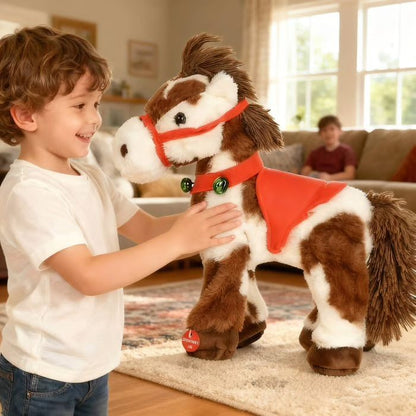 ❤️🐎 【Ograniczona zniżka -50%】🎁Popularny kolorowy elektryczny pluszowy konik