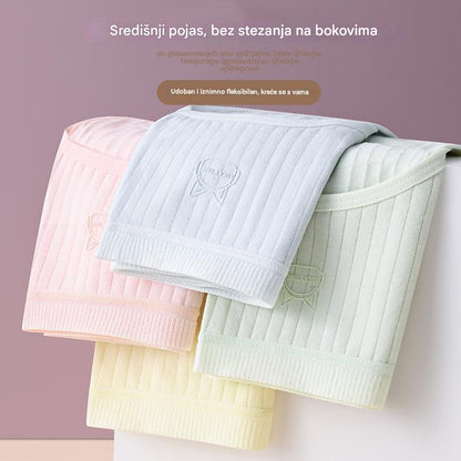 (7 kom) Zadnji dan uz 50% popusta-- Jednostavno i napredno antibakterijsko žensko donje rublje s visokim strukom, za žene 35-90 kg