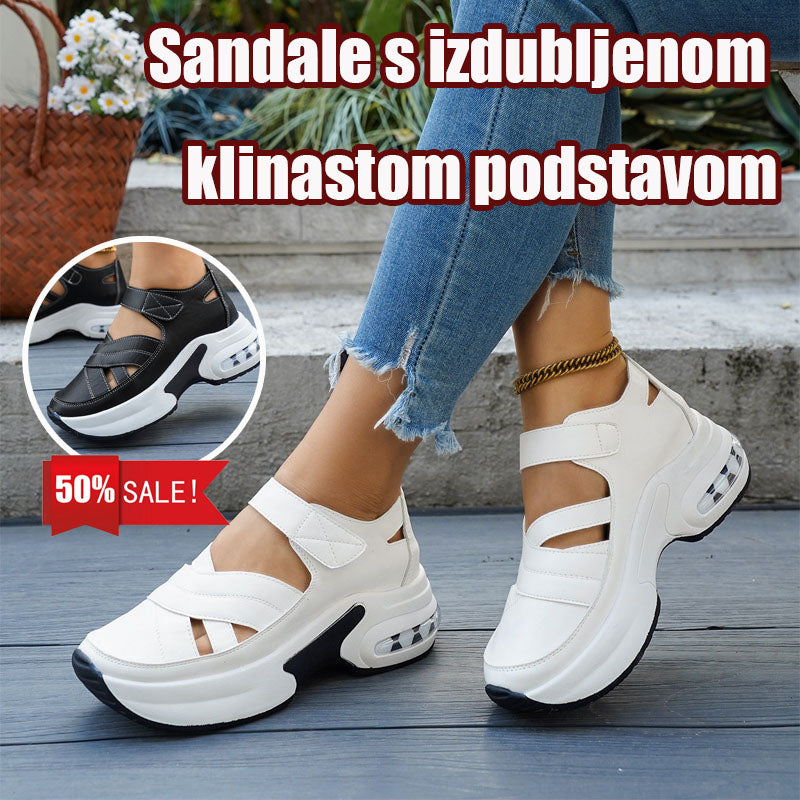🔥🔥【Posebna ljetna ponuda】👟👟Ženske ležerne sportske sandale s ortopedskim potplatom i potporom za svod stopala - ✅Vrhunska udobnost, recite zbogom umoru