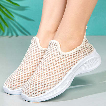 🔥💖【35-41】La modă Hundred Hollowed Out Înălțime Creșterea Sports Tennis Shoes