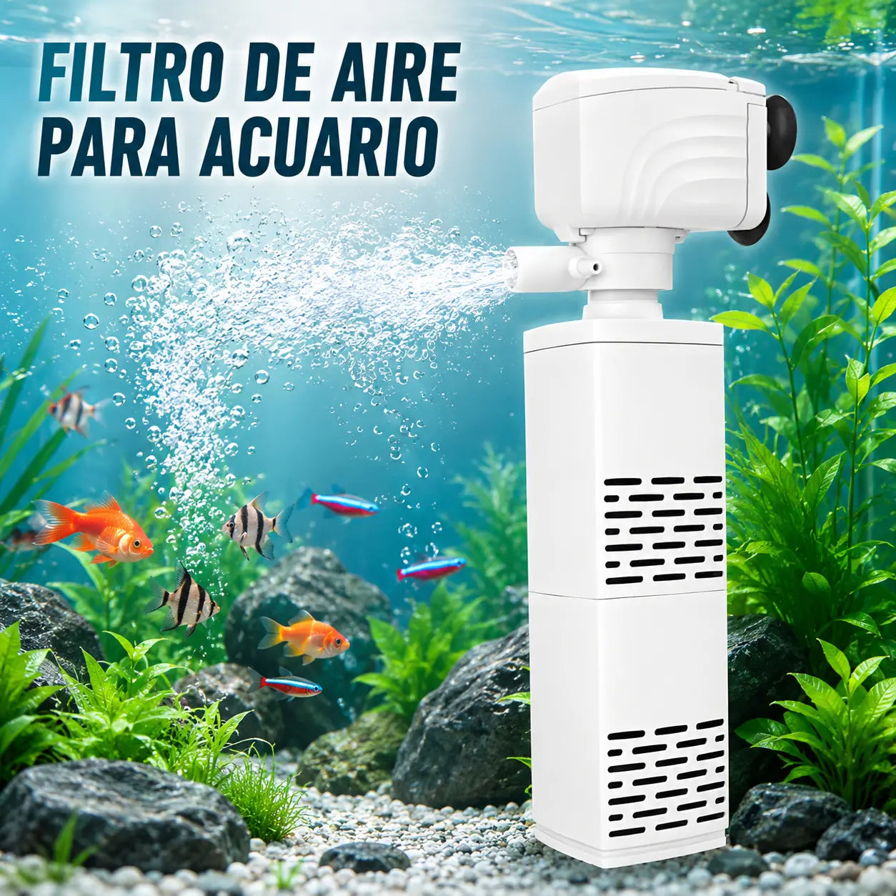 【4W】Filtro de acuario eléctrico silencioso