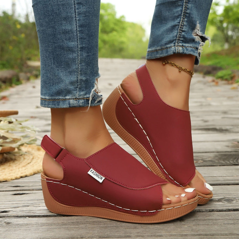 💥💥【Ultima zi de reducere de 50%】👡👡【Mărimi 36-43】Sandale de damă din piele naturală, confortabile pentru purtare toată ziua—✅Ramburs la livrare
