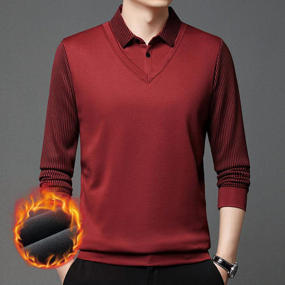 👔【M-4XL】Muški dvodijelni set džempera, izrađen od imitacije šenil tkanine, zadebljan za dodatnu toplinu.